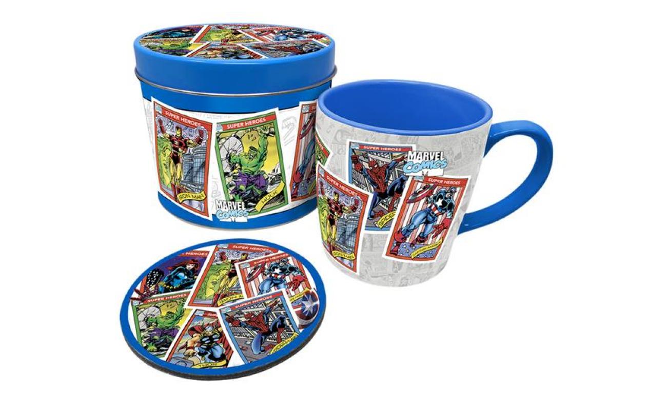 Marvel Mug & Coaster Tin Set - Mug Set