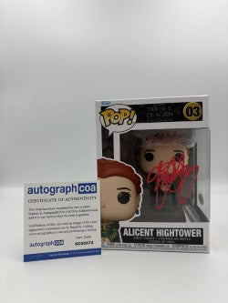 Alicent Hightower - #03 - Funko Pop! - House Of The Dragon -Signed By Emily Carey - Autographcoa Certified