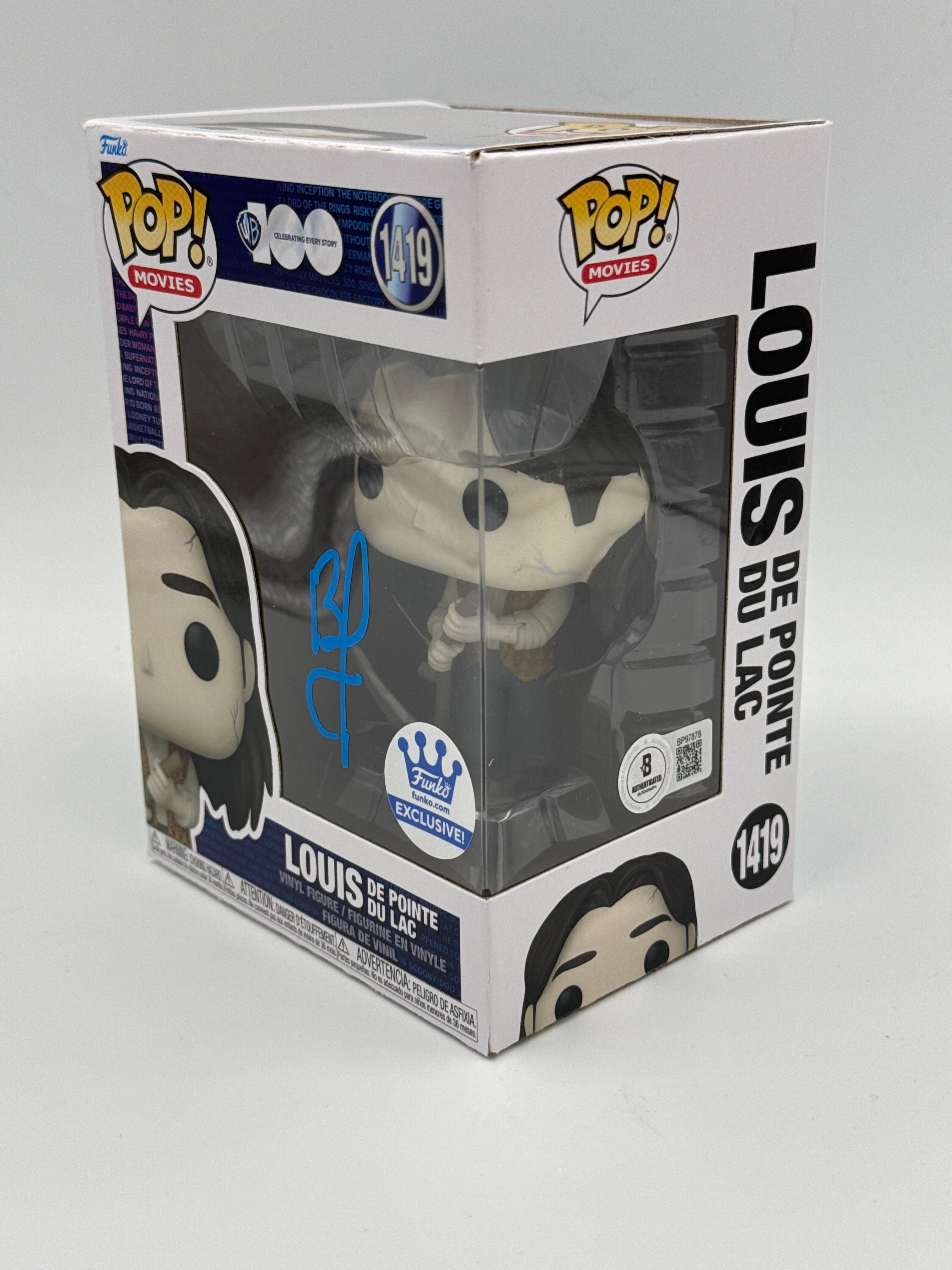 Louis De Pointe Du Lac - #1419  - Funko Pop! - Movies - Warner Brothers -  Funko Exclusive - Signed by