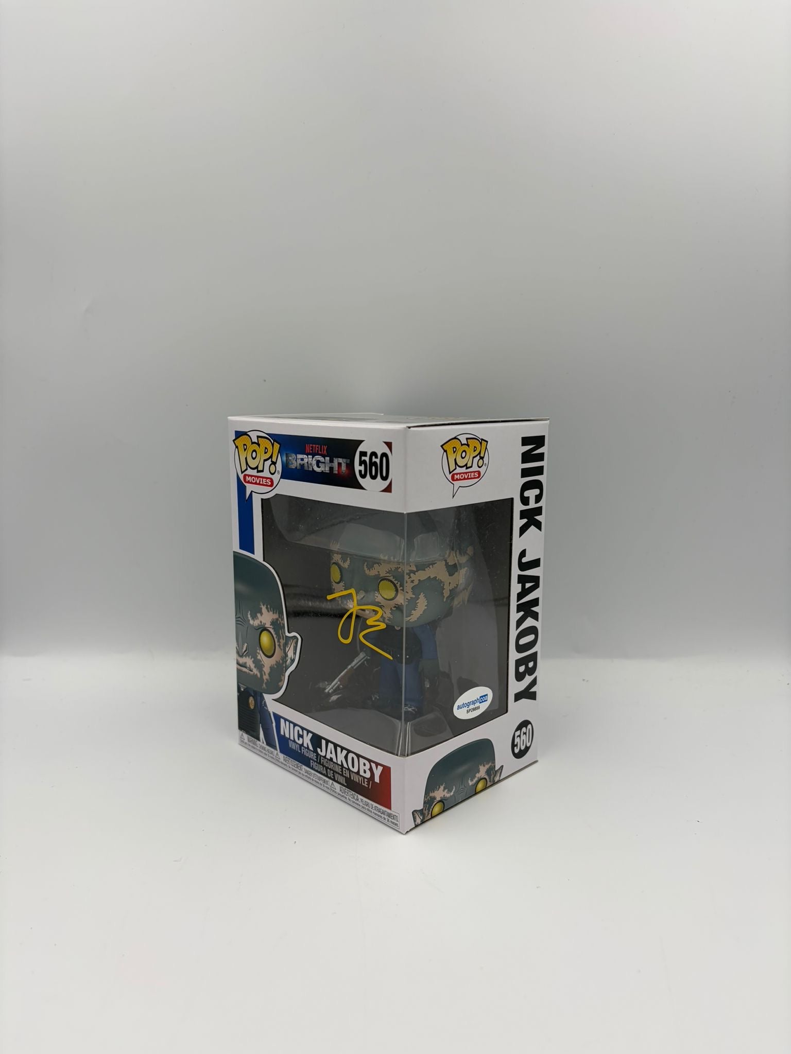 Nick Jakoby- #560 - Netflix Bright - Signed By Joel Edgerton - Autographcoa Certified Funko Pop!