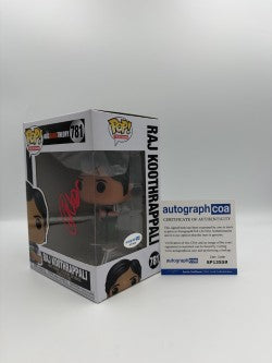 Raj Koothrappali - #781 - The Big Bang Theory - Funko Pop - Television - Signed By Kunal Nayyar - Certified Autographcoa