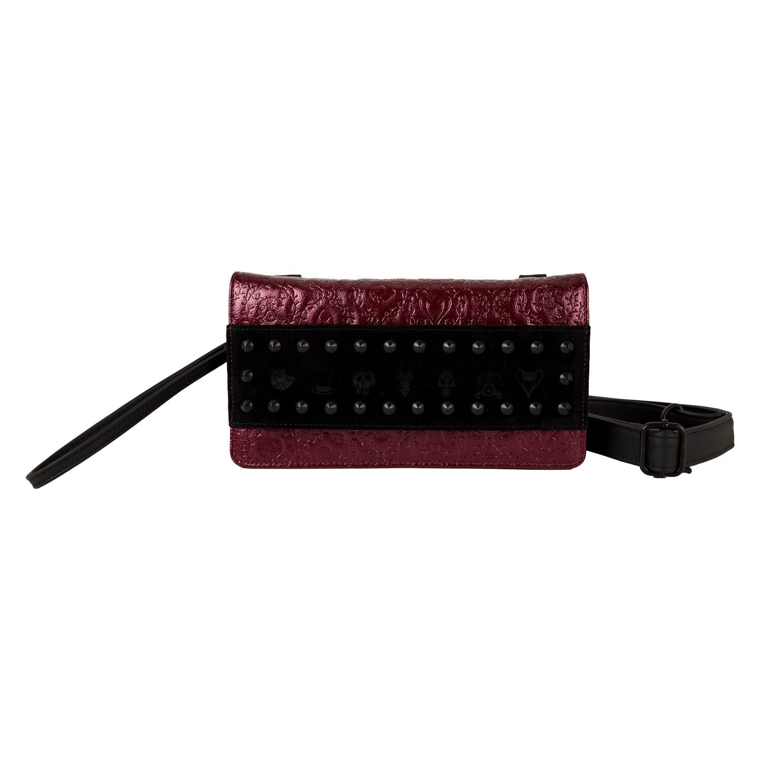 Disney Villains Quiet Fandom Clutch Crossbody Bag - Loungefly