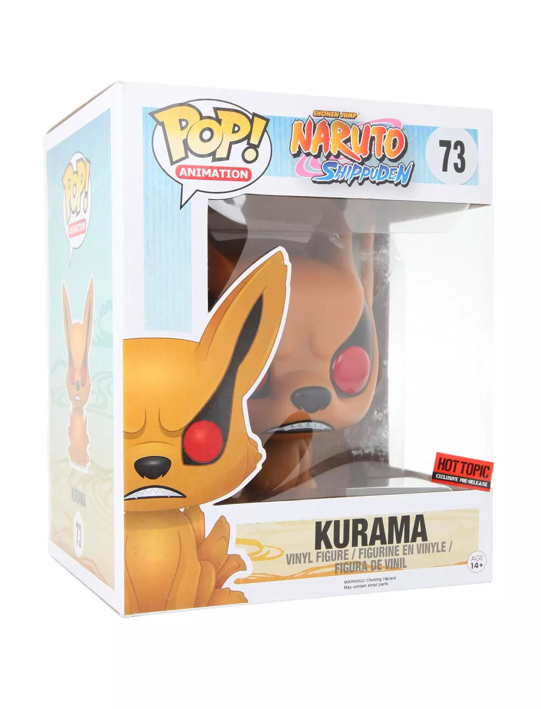 Kurama - #73 - Naruto Deluxe 6" Figure Kurama - Funko Pop! - Hot Topic Exclusive