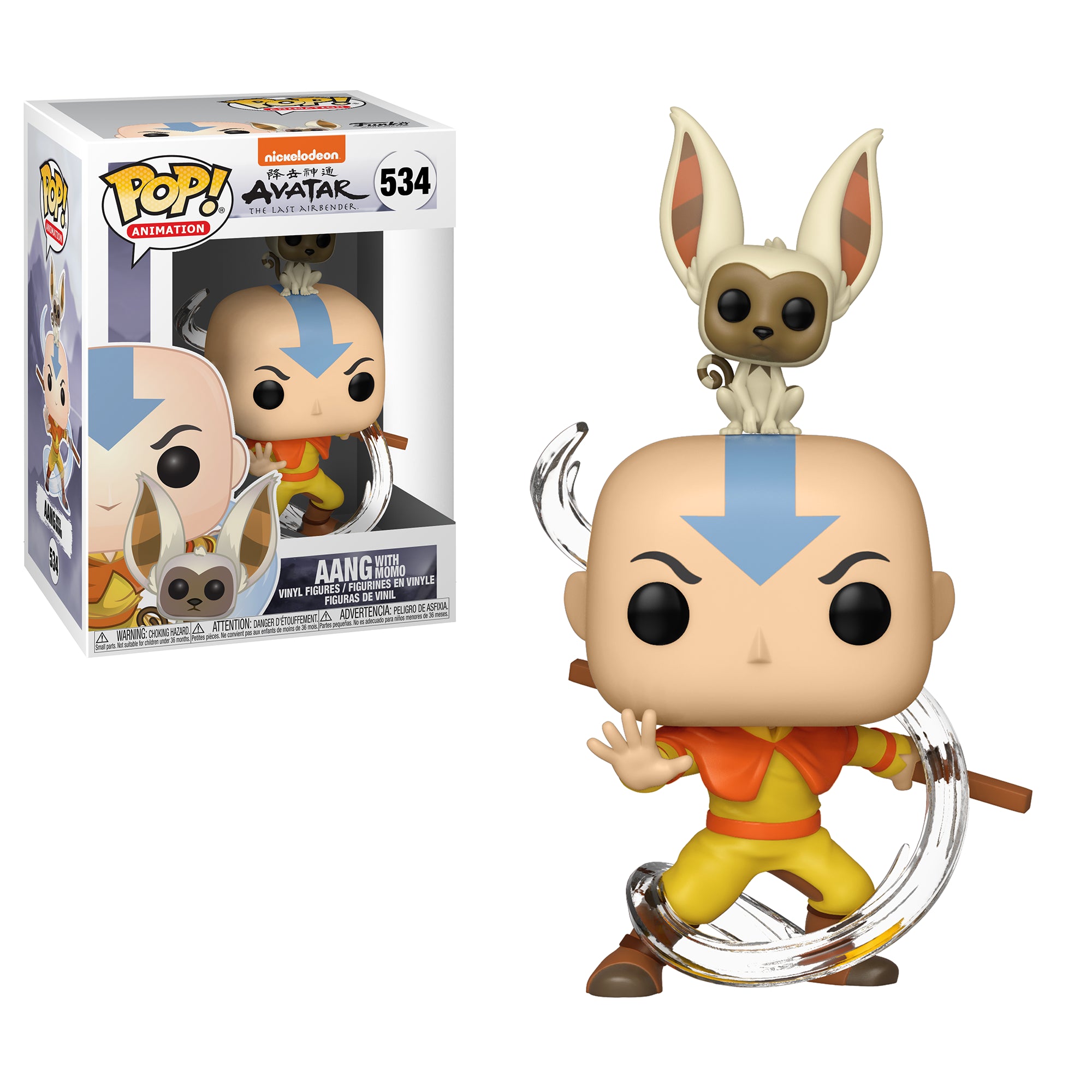 POP Aang W/ Momo - #534 - Funko Pop!