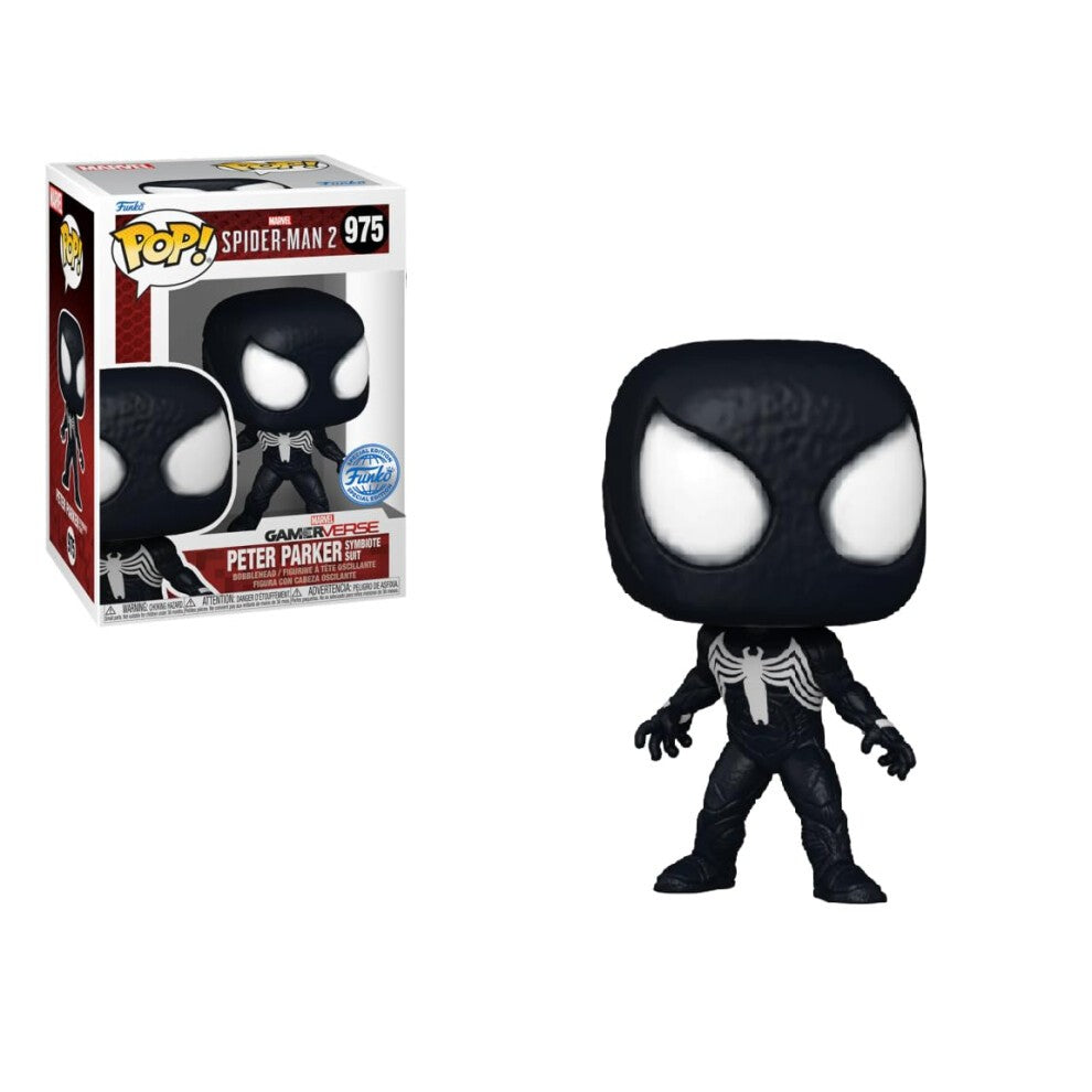 Marvel Spider-Man 2 Peter Parker Symbiote Suit - #975 - Funko POP! funko exclusive