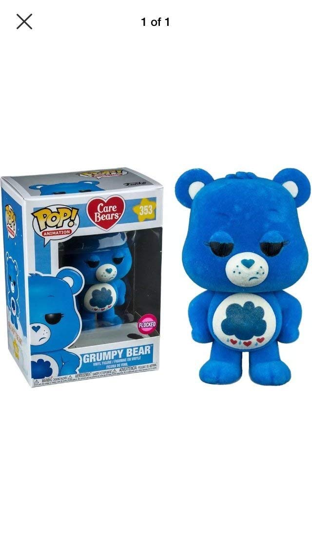 Care Bears Flocked Grumpy Bear - #353 - Funko POP!