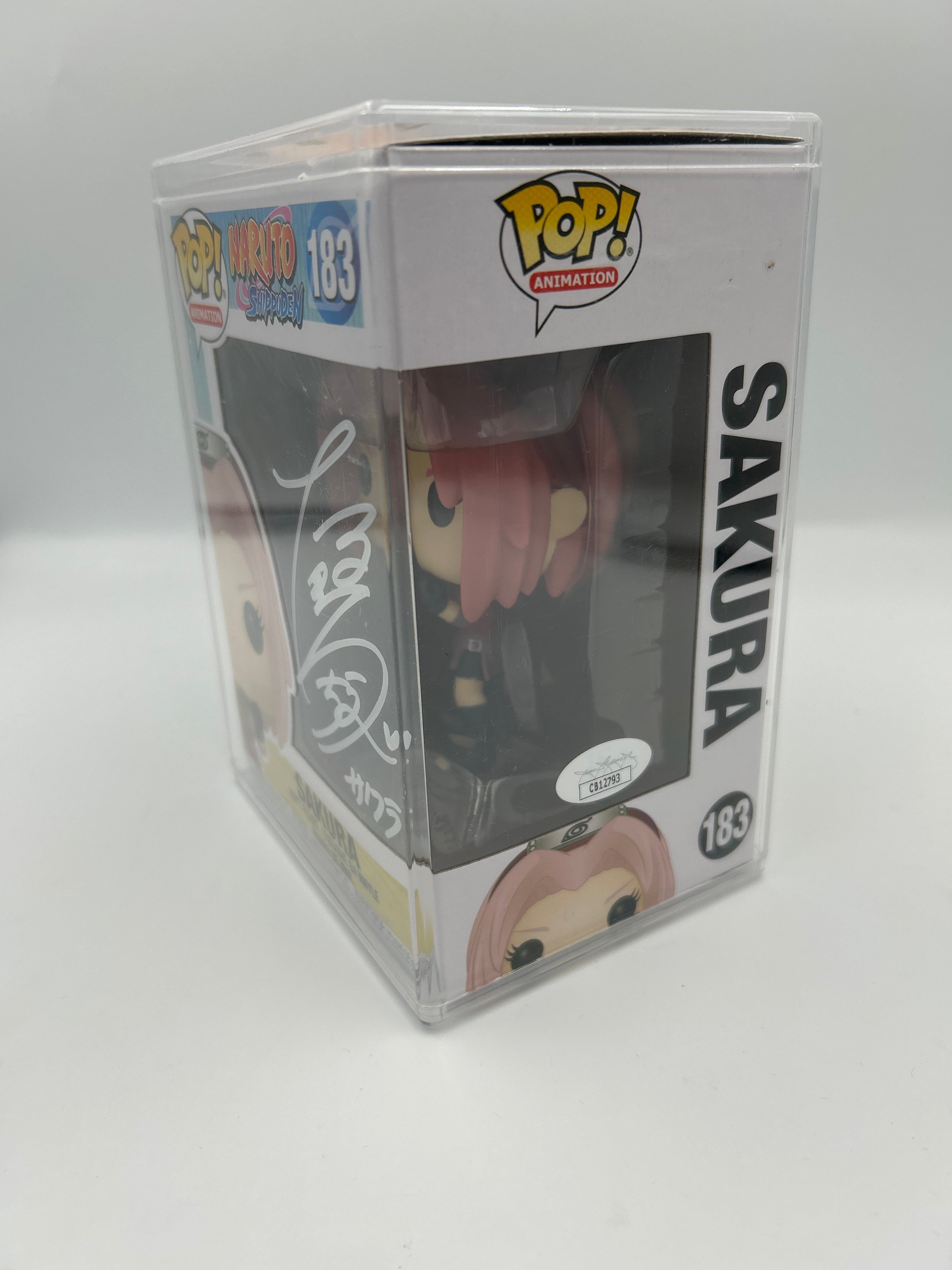 Sakura- #183 - Funko Pop! - Animation - Naruto Shippuden - Signed by Chie Nakamura Japanese Voice Actor- Certified Pop!