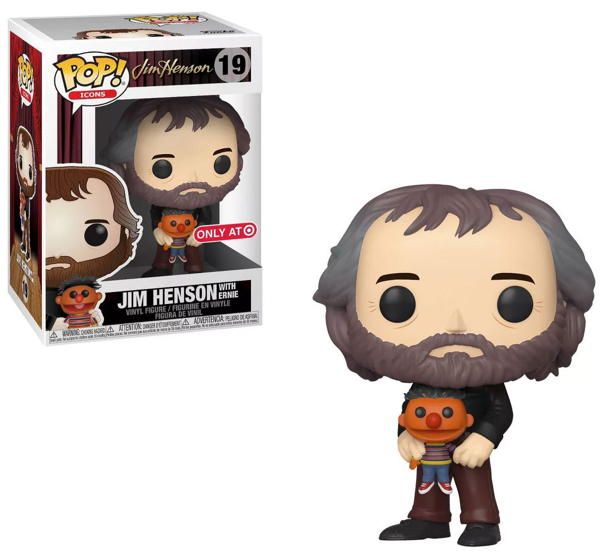 Pop! Vinyl Muppets Icons Jim Henson With Ernie - #19 - Funko POP! Target Exclusive