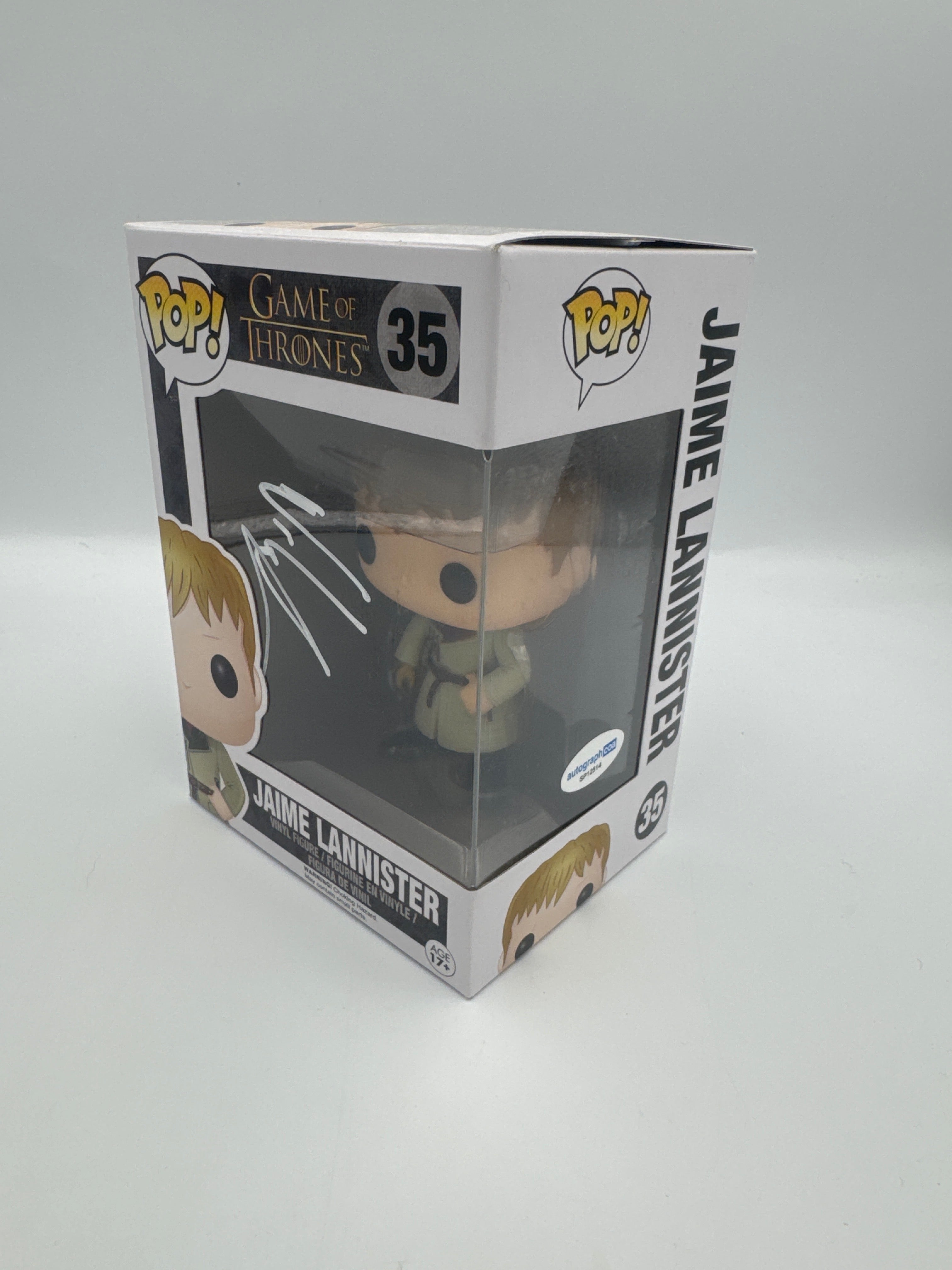 Jaime Lannister - #35 - Funko Pop! - Game Of Thrones - Signed By Nikolay Coster Waldou