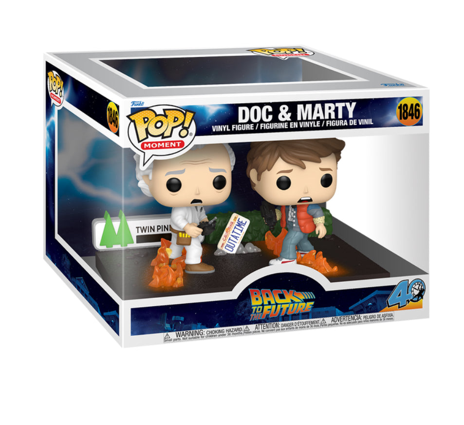 Doc & Marty - #1846 - Funko Pop!  - Movies - Back to the Future
