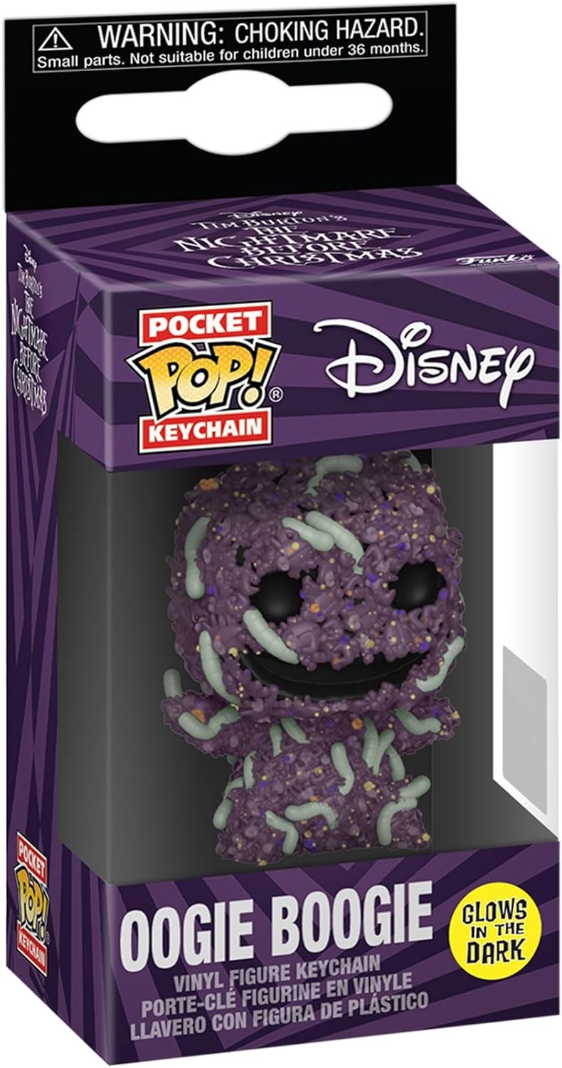 Pocket Pop! Disney The Nightmare Before Christmas Oogie Boogie Glow-In-The-Dark Keychain - # - Funko Pop!