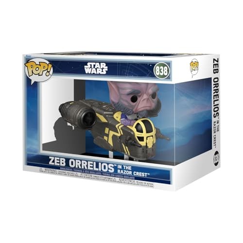 Funko Rides Deluxe:- Zeb Orrelios In The Razor Crest - #838 - Funko POP! -