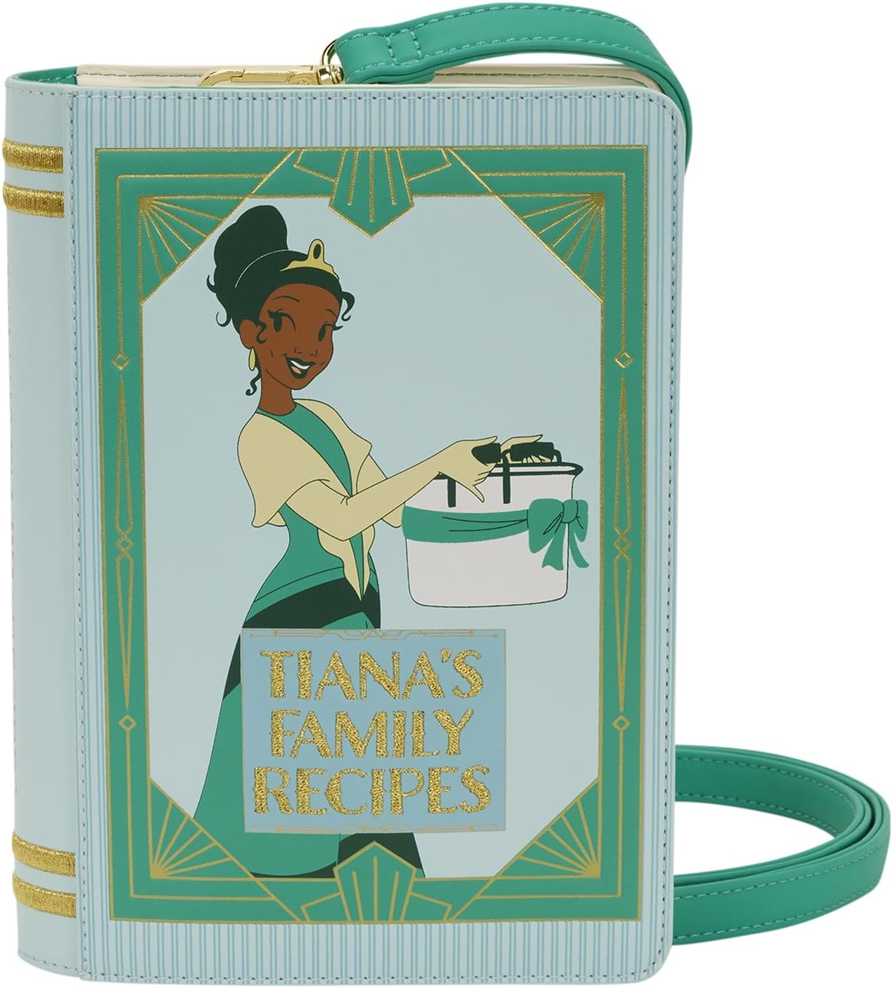Disney Princess And The Frog Tiana Recipe Book Crossbody Bag - Loungefly