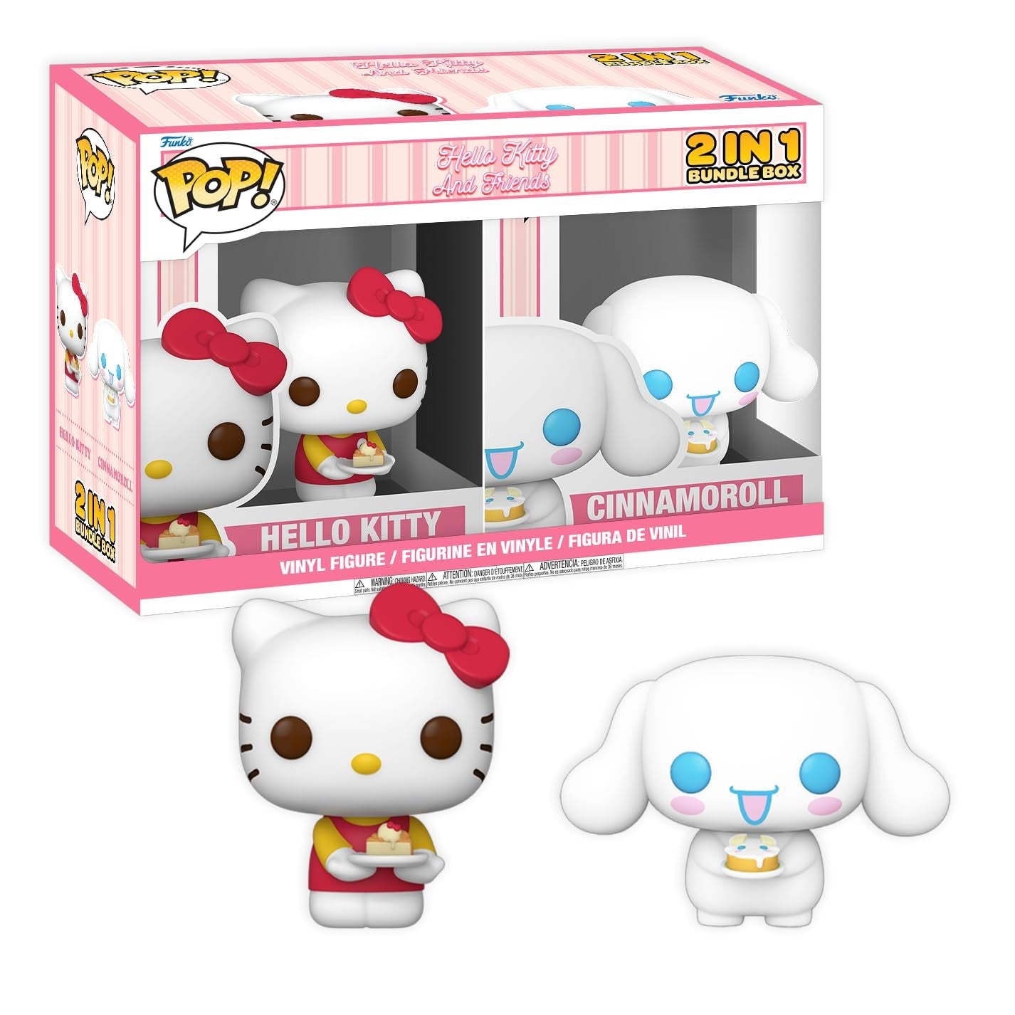 Bundle Box - Hello Kitty & Cinnamoroll With Cake - Funko POP! - Collectable Figure