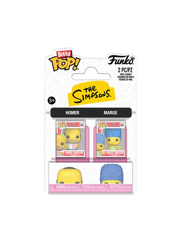 Bitty 2 Pack: The Simpsons- Homer & Marge