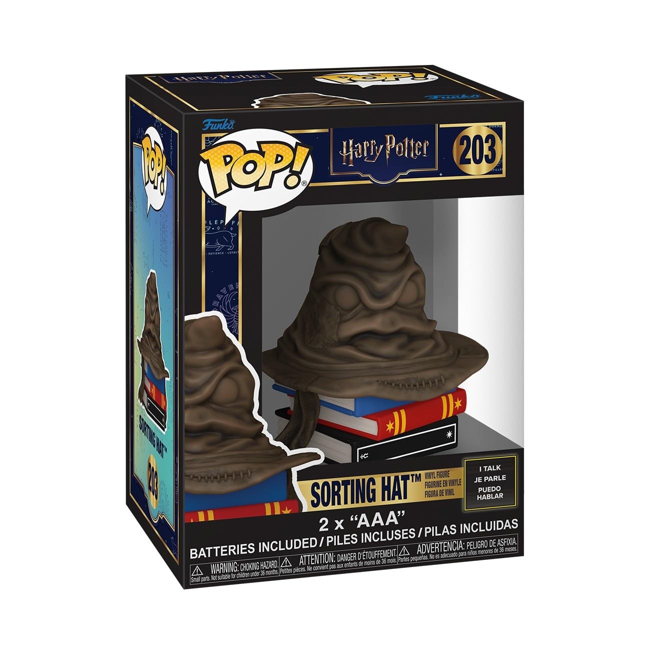 Sorting Hat - #203 - Funko POP! SFX: Harry Potter - Talking - Batteries Included - Official Merchandise - Gift Idea - Toy
