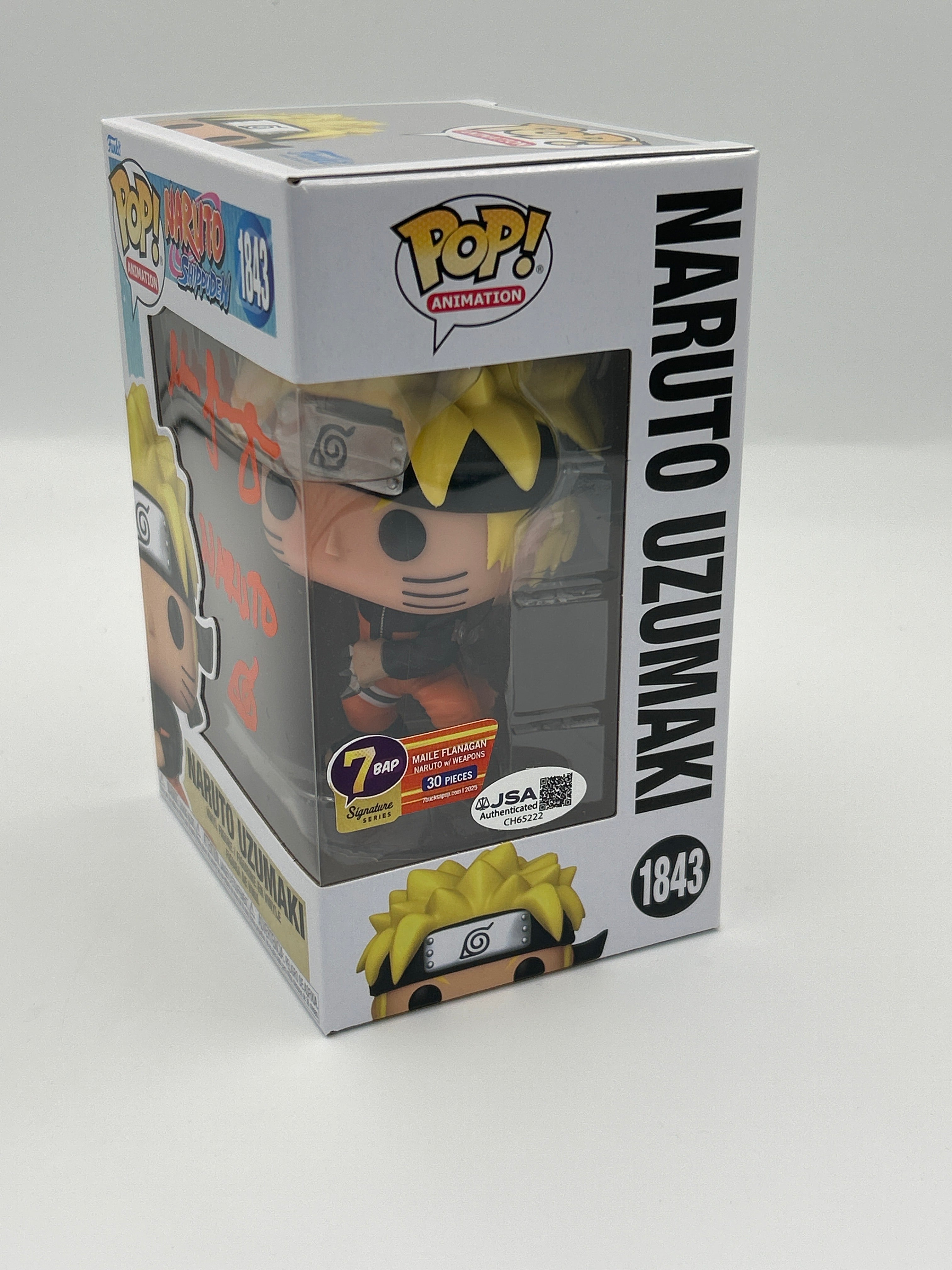 Naruto - #1843 - Funko Pop! - 7BAP Signature Series - Signed by Maile Flanagan -30 PCS
