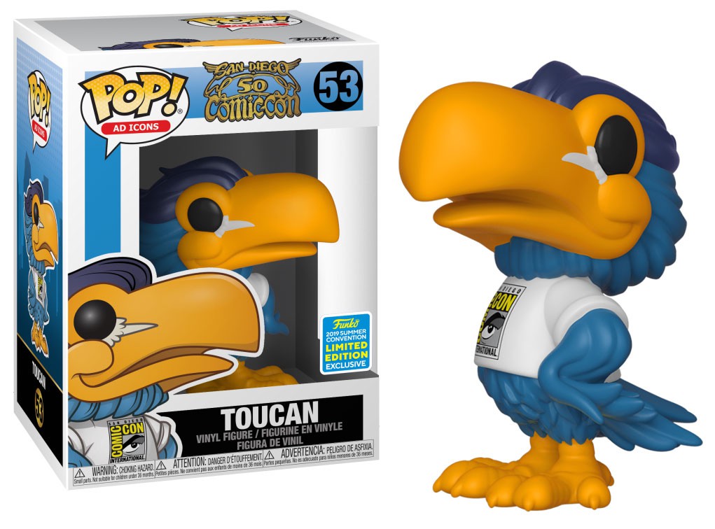 Toucan - #53 - Funko POP! Ad Icons 2019 SDCC Limited Edition, Mint Condition