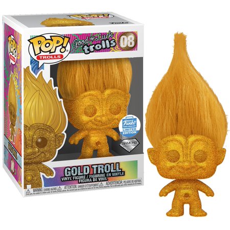 Grappig Good Luck Trolls Gold Troll Diamond Limited Edition - #08 - Funko POP!