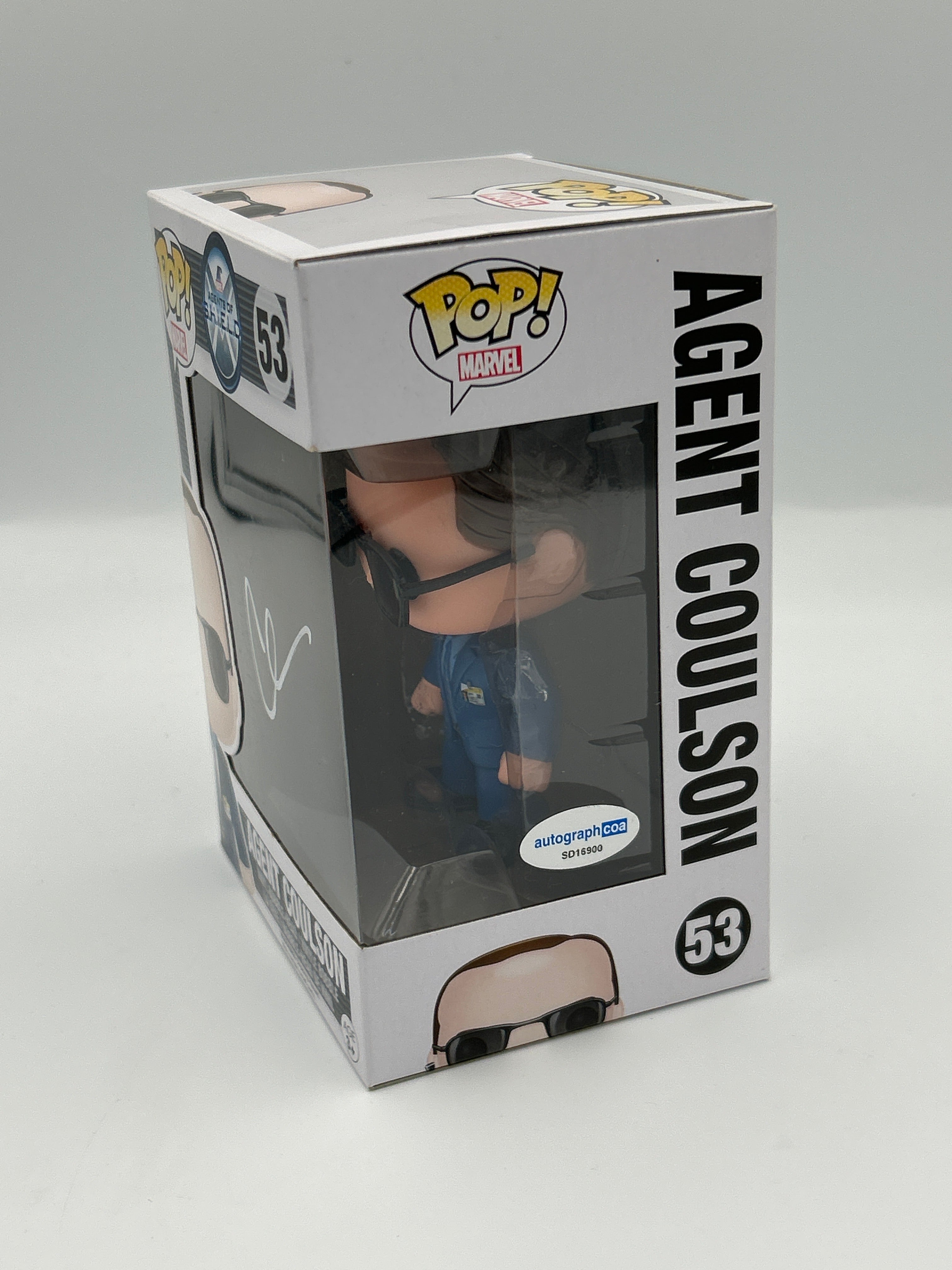 Agent Coulson - #53 - Funko Pop! - Marvel - Agents Of S.H.I.E.L.D - Signed By Clark Gregg - Certified Pop