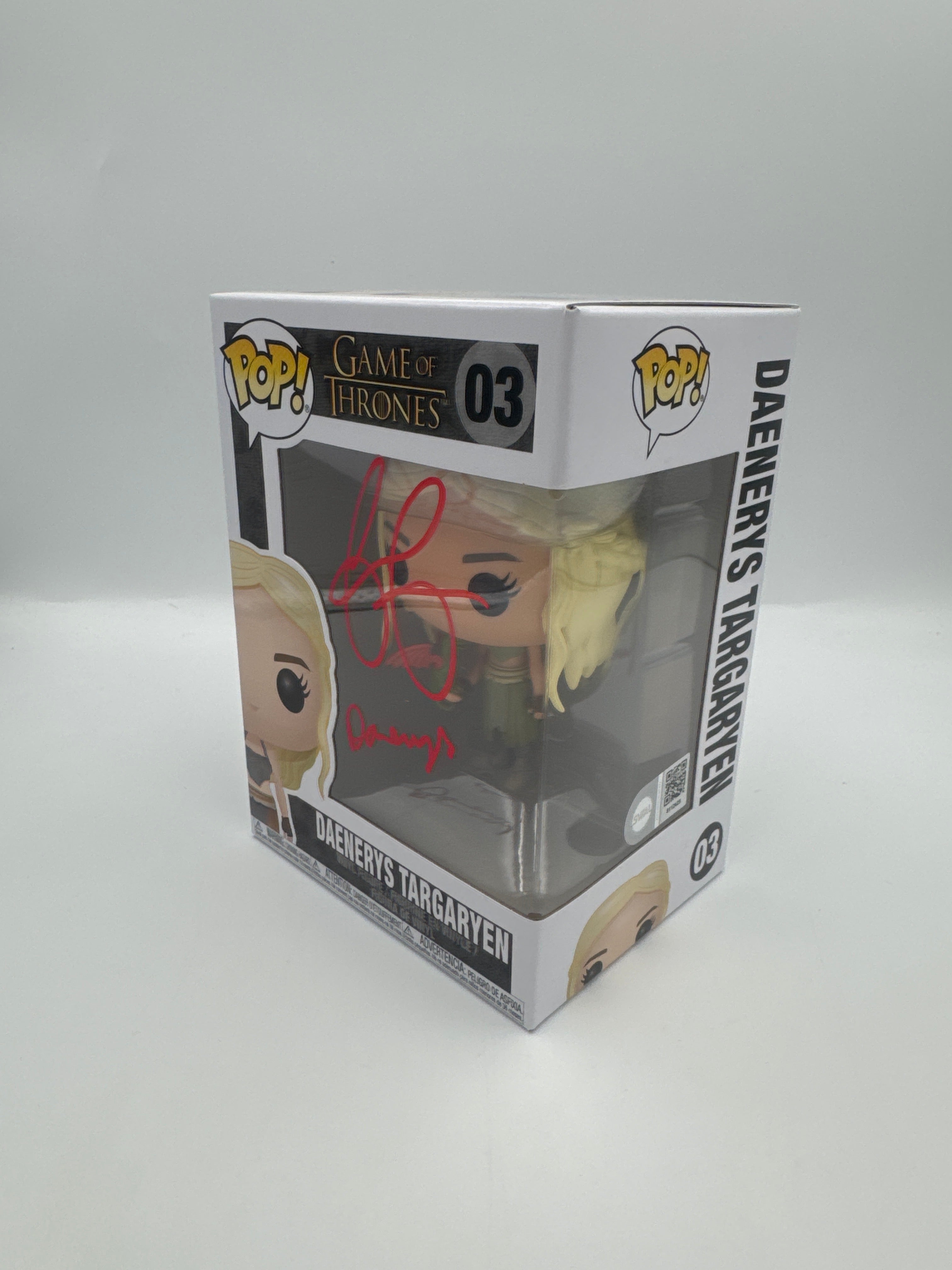 Daenerys Targaryen - #03 - Funko Pop! - Game Of Thrones - Signed By Emilia Clarke - Certified by SWAU