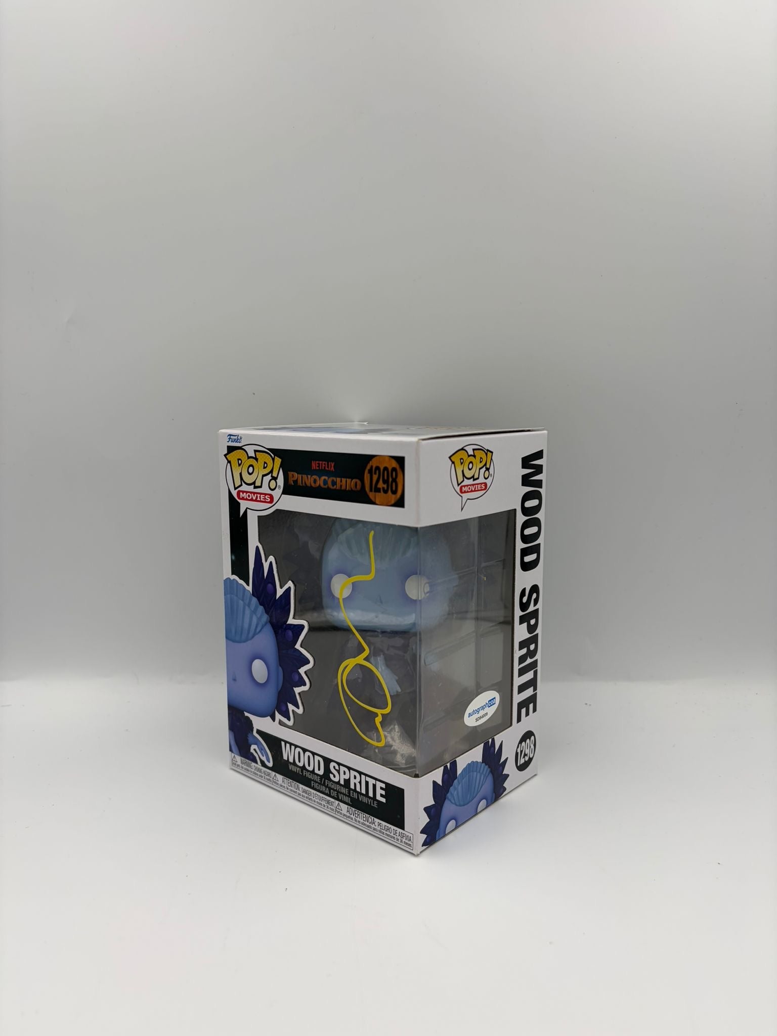Wood Sprite - #1298 - Netflix Pinocchio - Signed By Tilda Swinton - Autographcoa Certified Funko Pop!