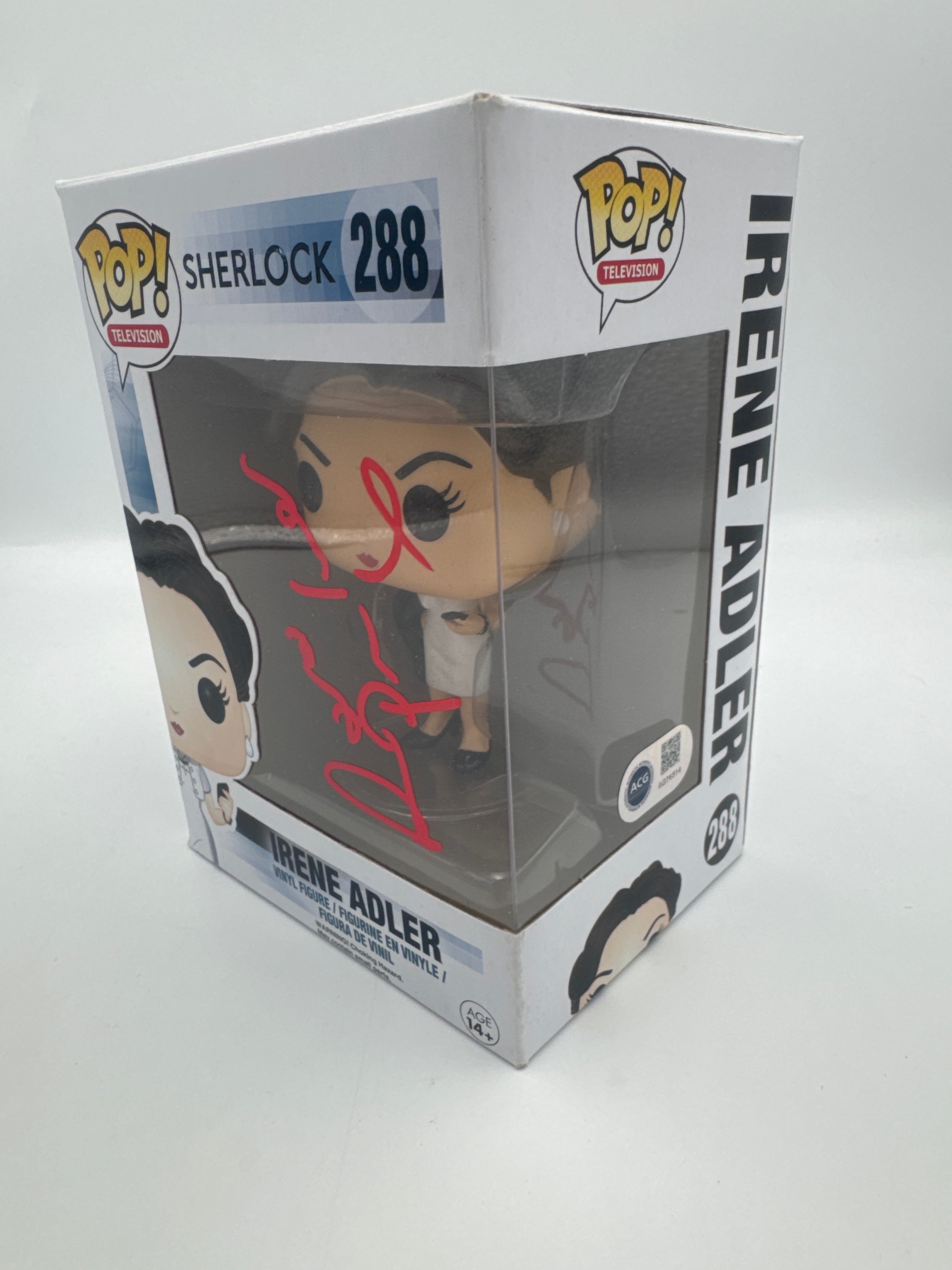 Irene Adler - #288 - Funko Pop! - Television - Sherlock - Signed By Lara Pulver - Certified Pop