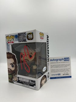Aquaman And Motherbox - #199 - Funko Pop! - Heroes - DC - Justice League - Signed by Zack Snyder - Certified Autographcoa