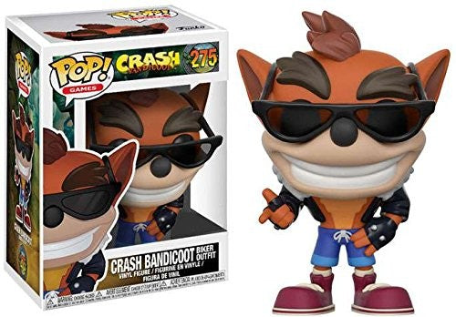 Crash Bandicoot - #275 - Funko POP! Biker Outfit HOT TOPIC