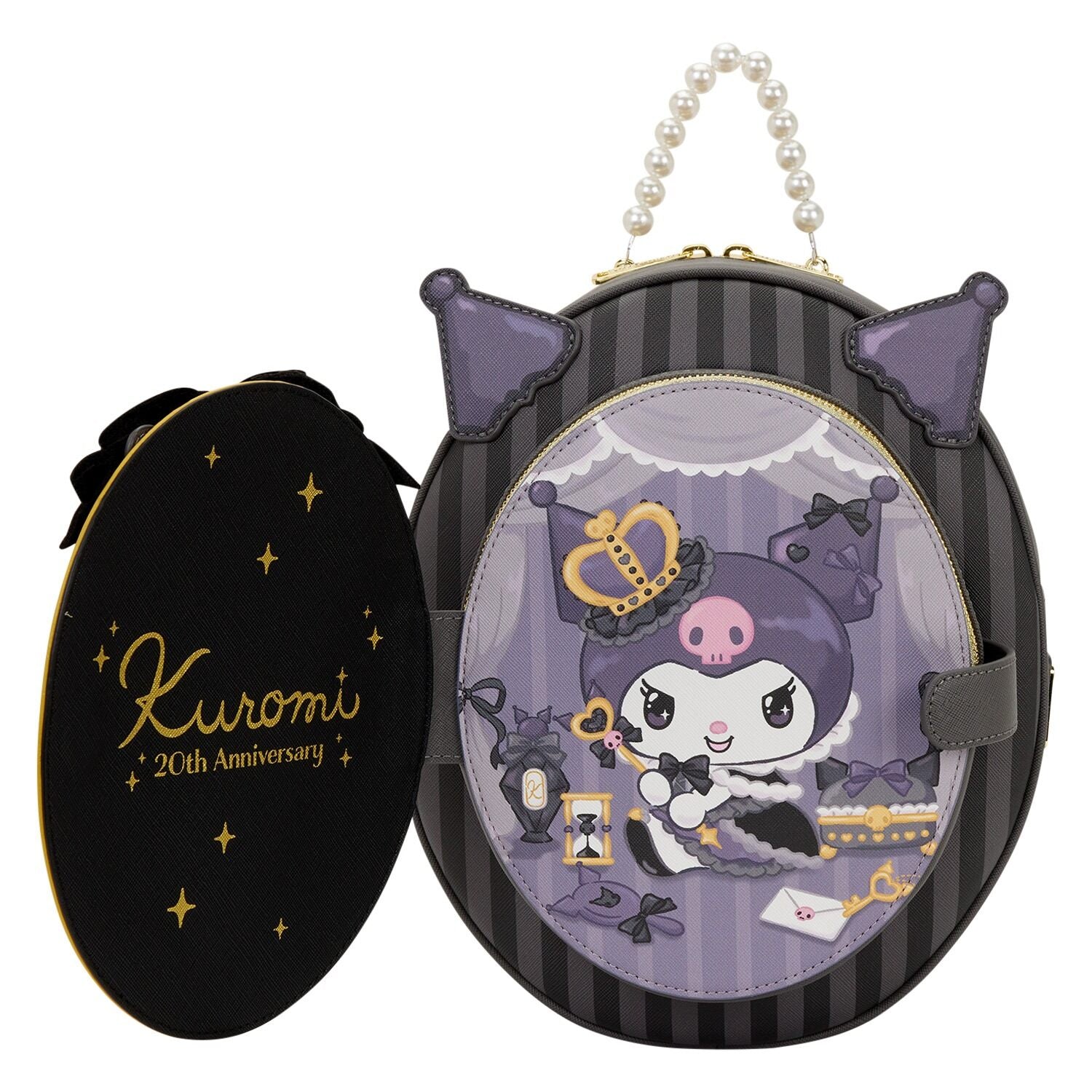 Sanrio Kuromi 20th Anniversary Cameo Mini Backpack – Loungefly