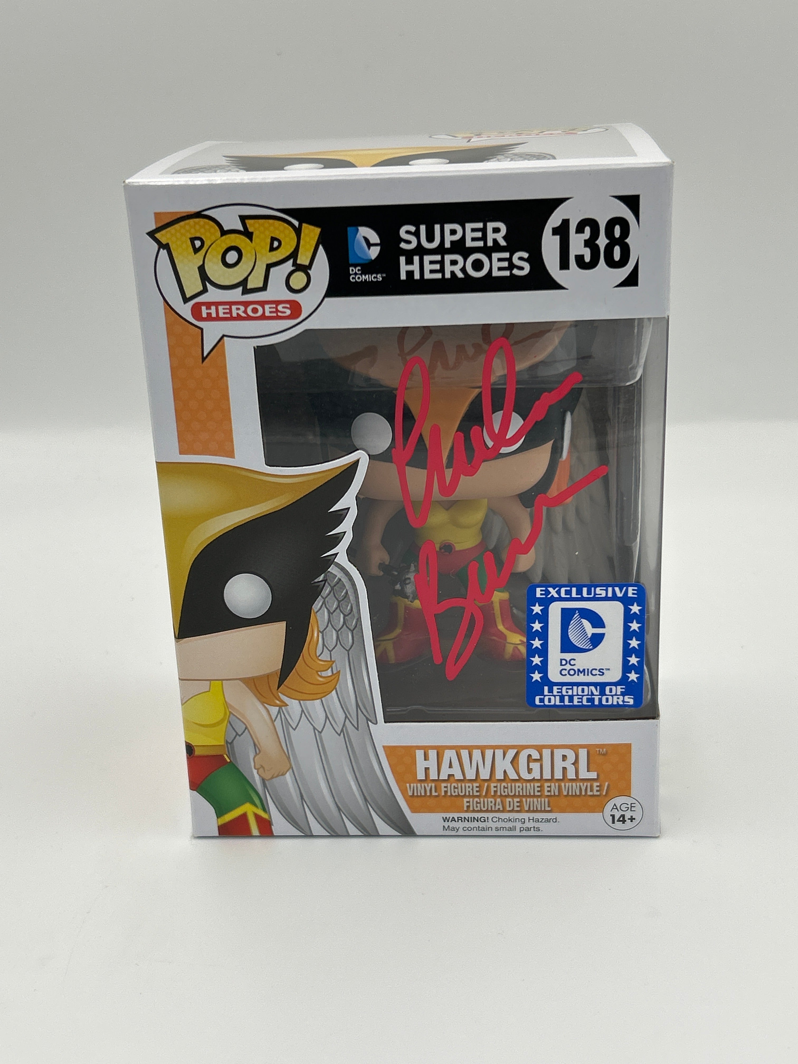 Hawkgirl - #138 - Funko Pop! - DC Super Heroes - Dc Comics Exclusive - Signed By Maria Canals-Barrera - Certified Pop