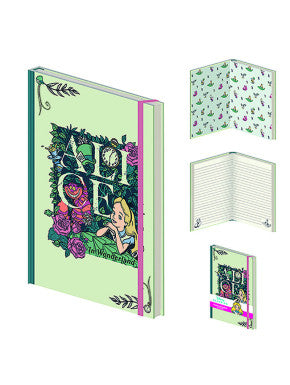 Disney Alice In Wonderland A5 Premium Notebook -