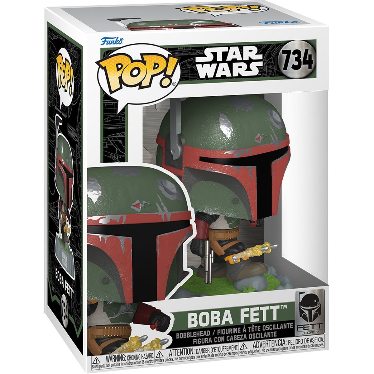 Funko Boba Fett With Rockets - #734 - Funko Pop! - Star Wars Collectable Figure