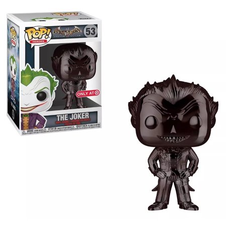 Heroes: DC Comics Batman Arkham Asylum - The Joker (Black Chrome) - #53 - Funko POP! Target Exclusive