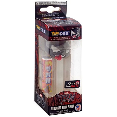 Funko Marvel POP! PEZ Venomized Silver Surfer Candy Dispenser (White)