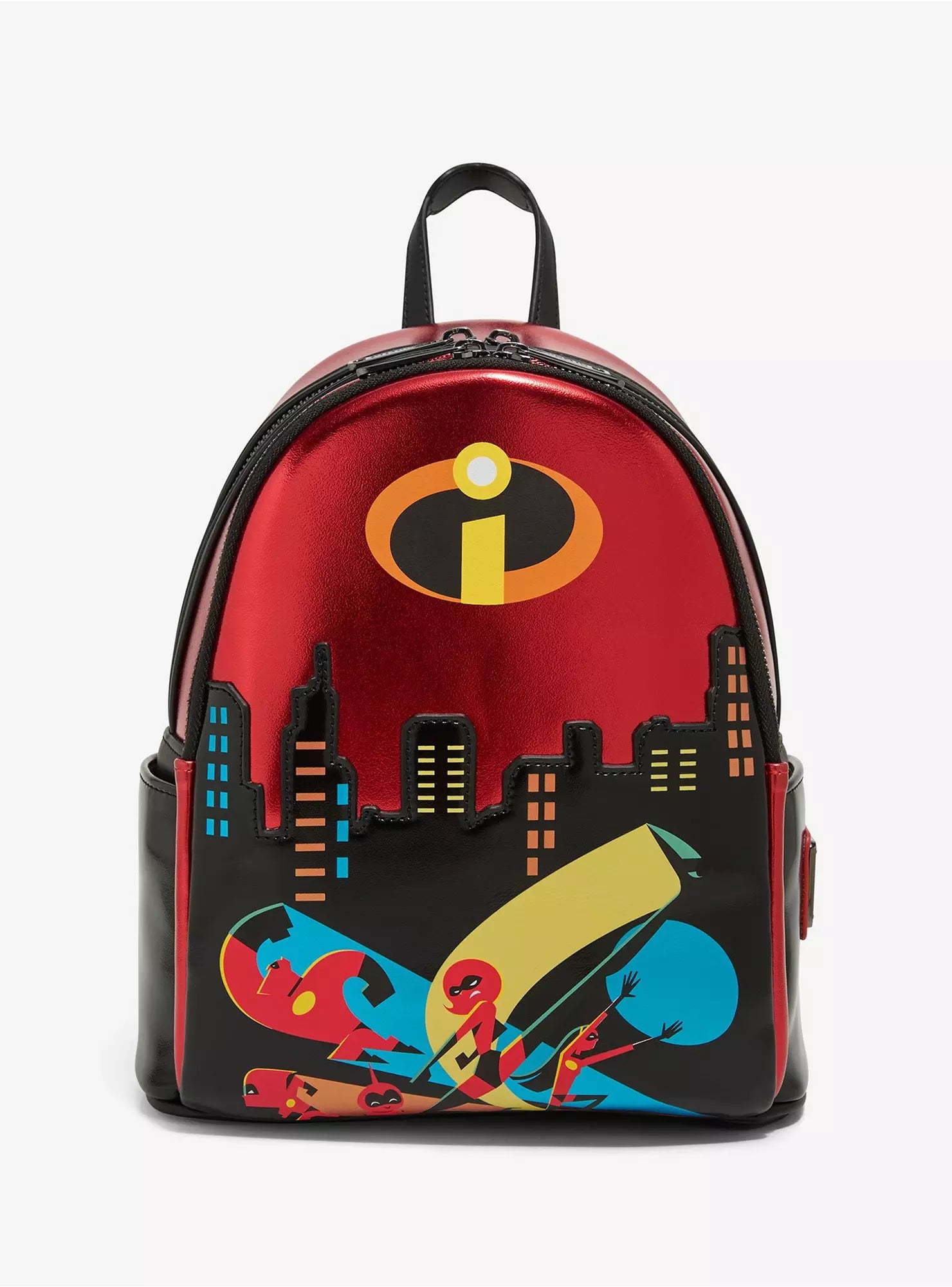 Disney Pixar The Incredibles Metallic Mini Backpack - Loungefly
