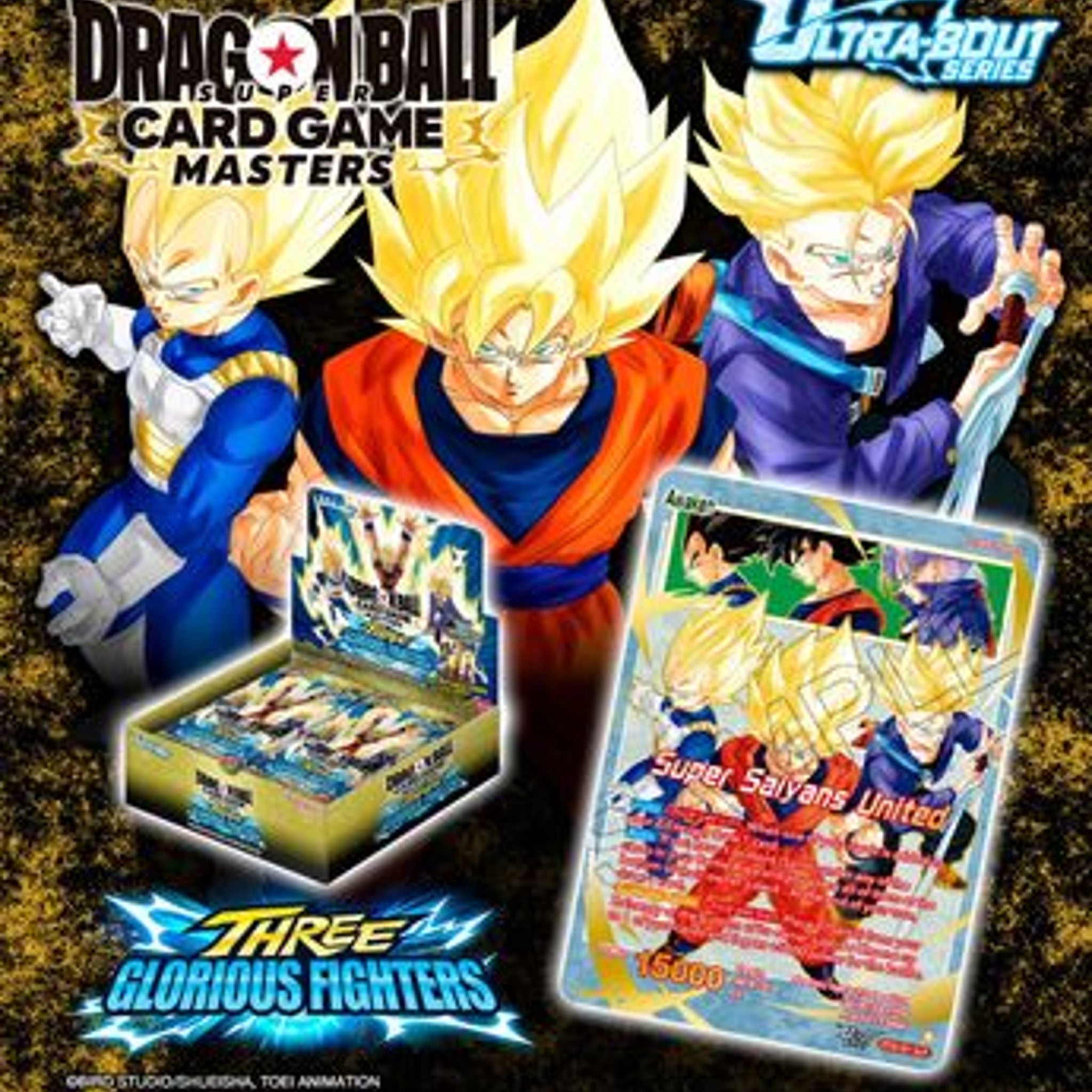 Dragon Ball B30 Ultra Bout Booster - Three Glorious Fighters