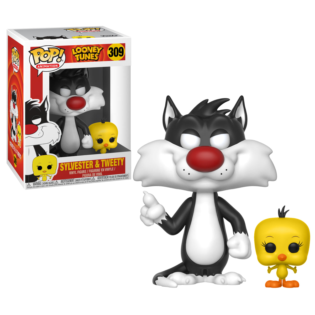 Funko: Looney Tunes - Sylvester & Tweety - #309 - Funko POP!