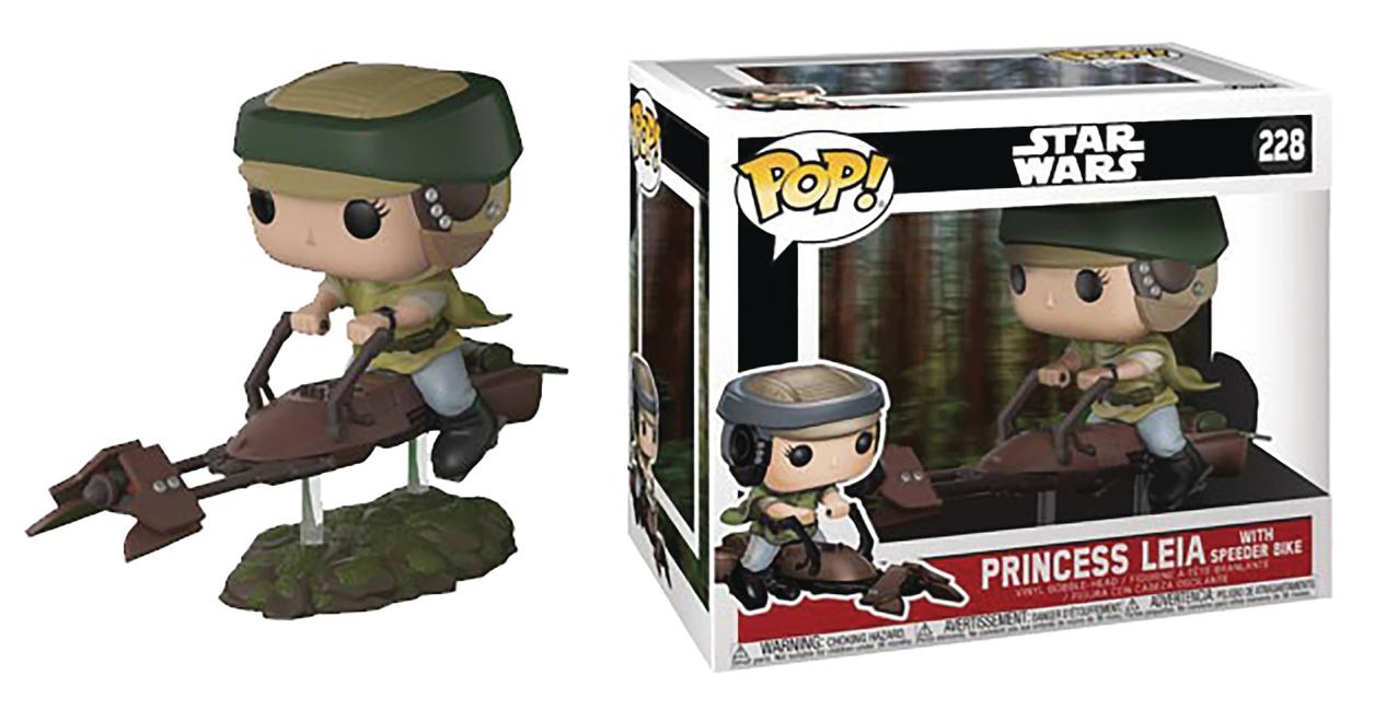 Leia on Speeder Bike - #228 - Star Wars - Funko Pop