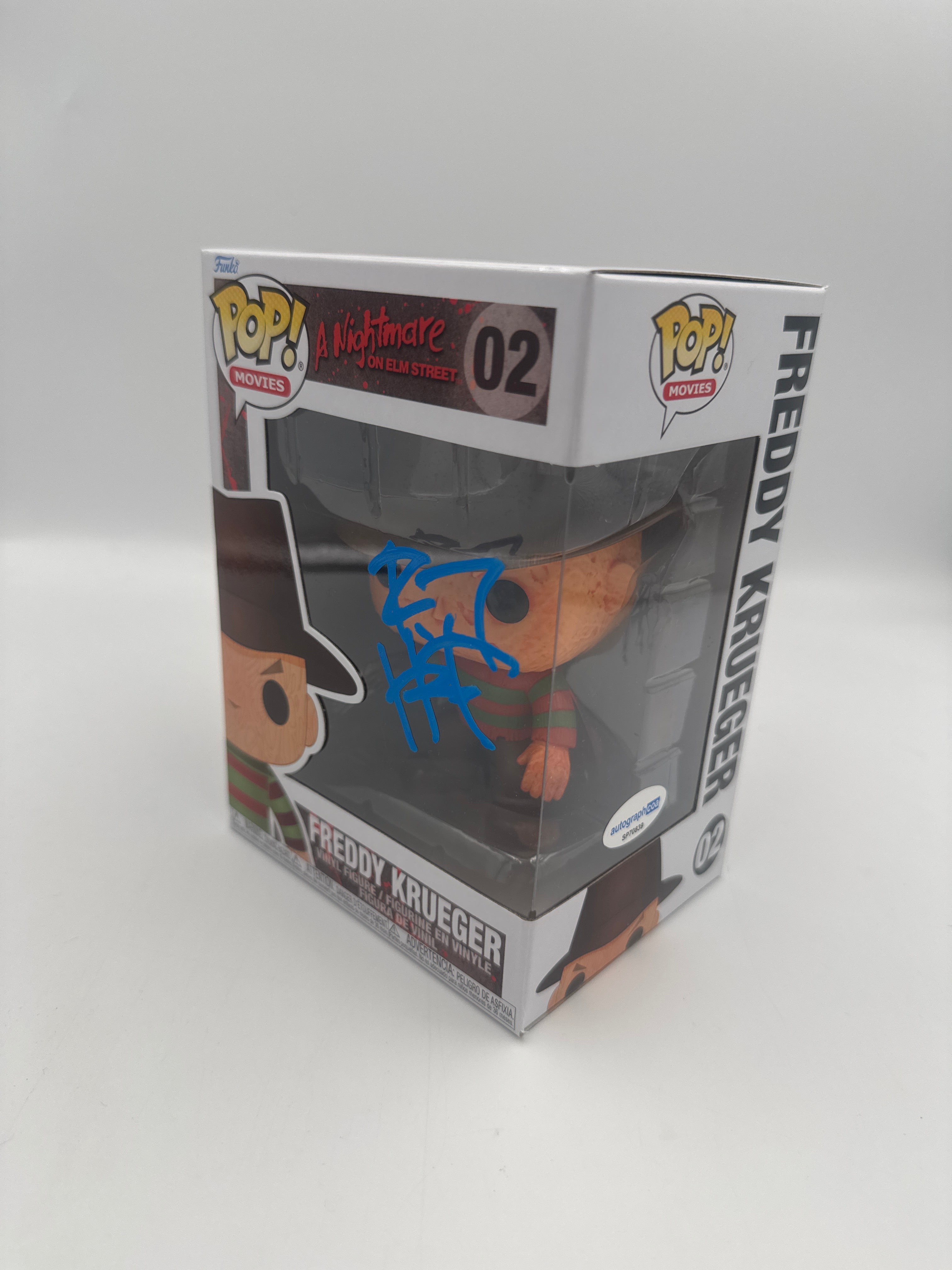 Freddy Krueger - #02 - Funko Pop! - A Nightmare on Elm Street - Signed By Renny Harlin - Autographcoa Certified