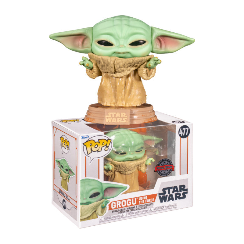 Star Wars Grogu The Child Using The Force - #477 - Funko Pop!