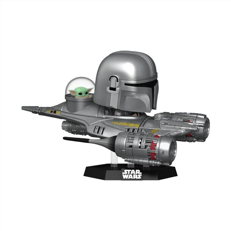 The Mandalorian In N1 Starfighter With Grogu - #592 - Funko Pop!