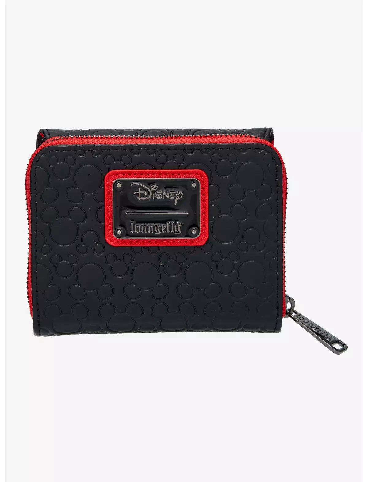 Disney Mickey Mouse Debossed Silhouettes Zip Wallet- Loungefly