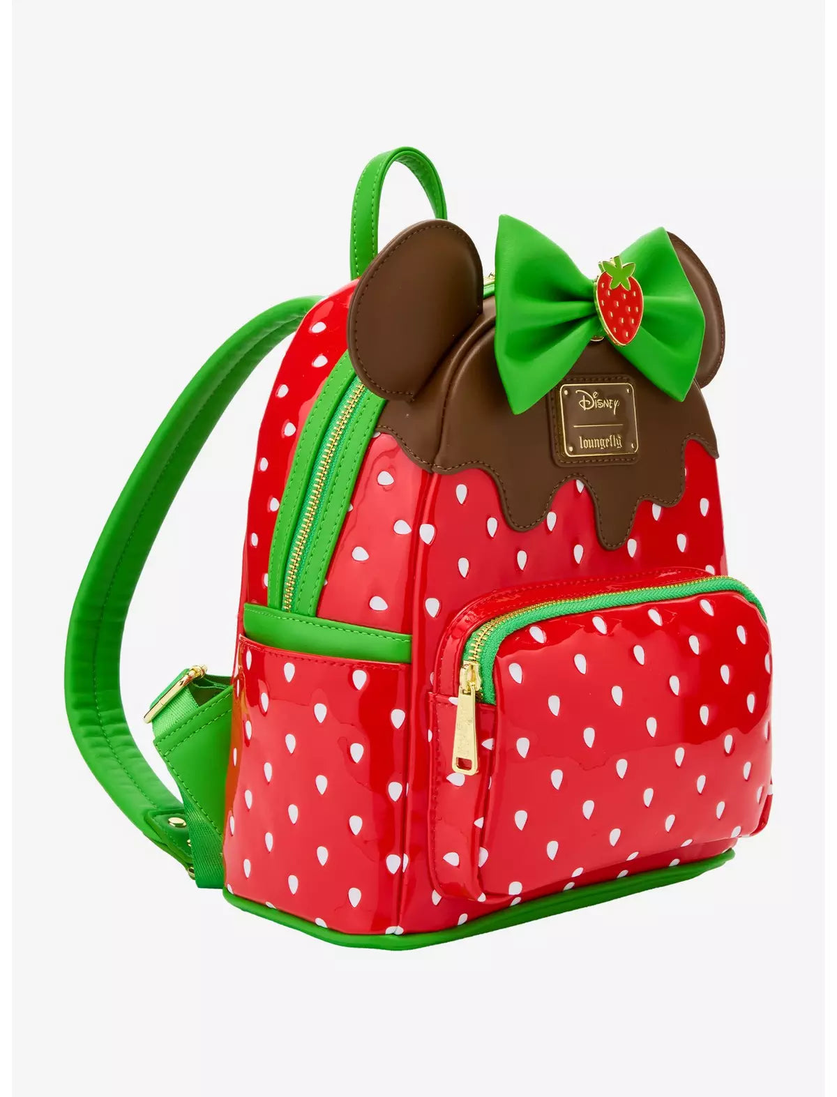 Disney Minnie Mouse Chocolate Dipped Strawberry Ears Scented Mini Backpack - Loungefly