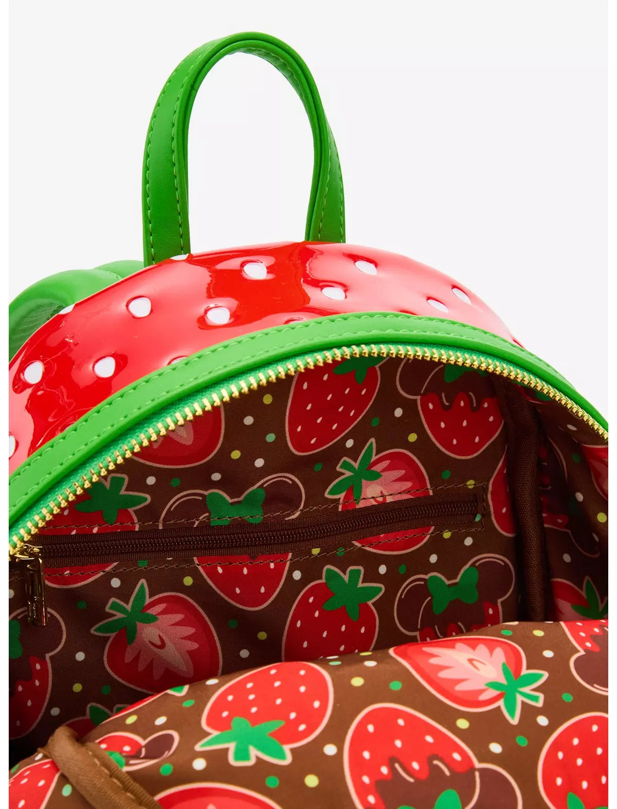 Disney Minnie Mouse Chocolate Dipped Strawberry Ears Scented Mini Backpack - Loungefly