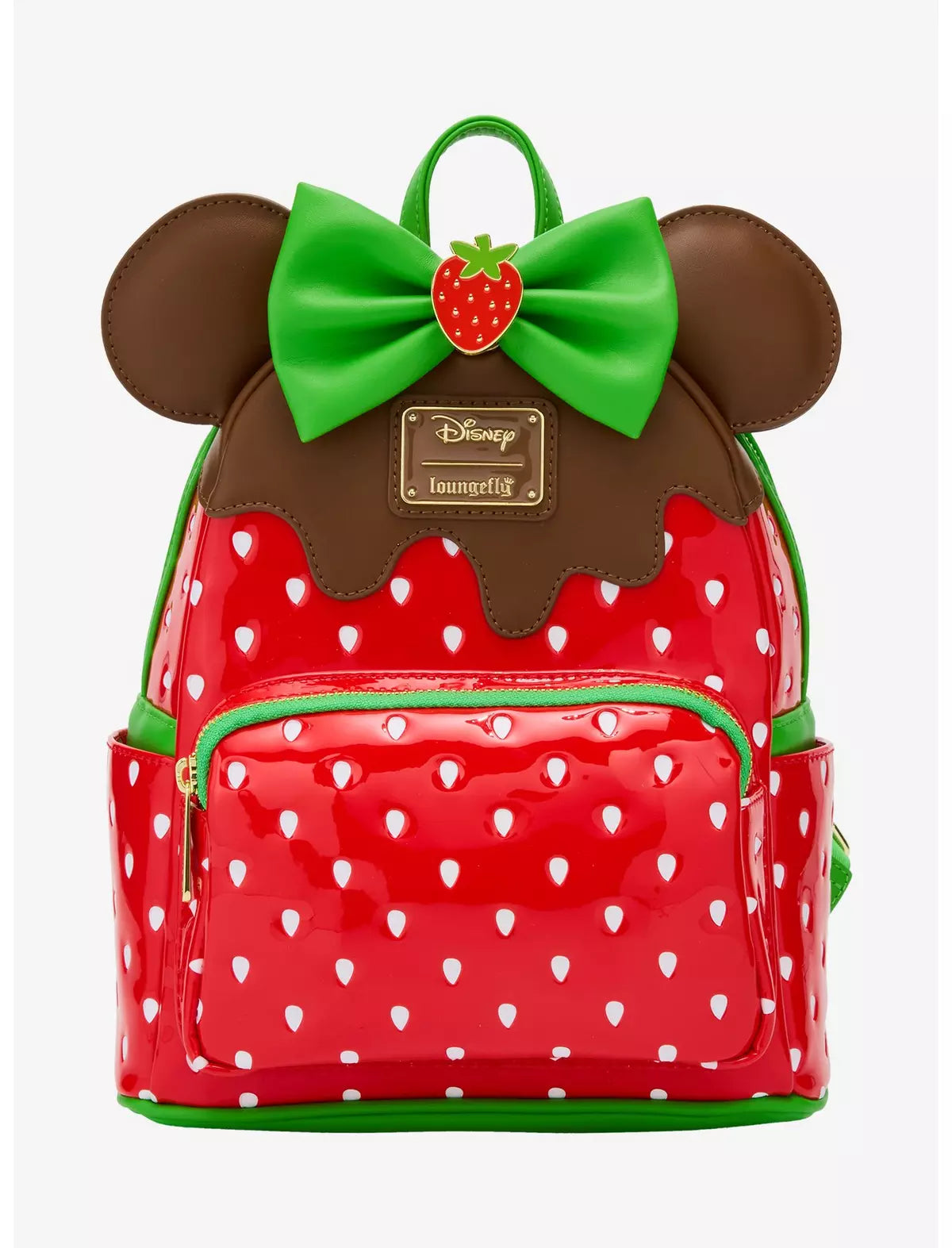 Disney Minnie Mouse Chocolate Dipped Strawberry Ears Scented Mini Backpack - Loungefly
