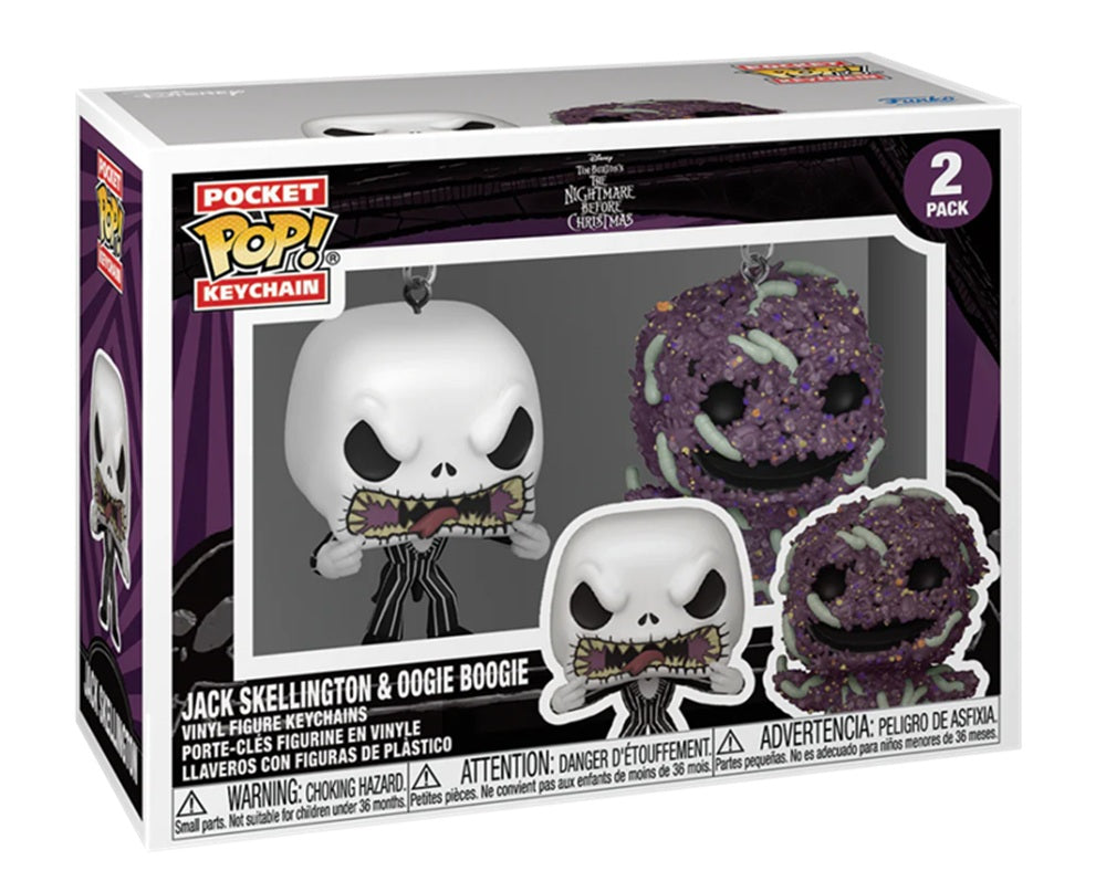 Keychain TNBC 2Pk Jack & Oogie - Funko Pop!