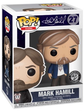 Funko Pop Figurine Celebrity #27 Mark Hamill White T-Shirt