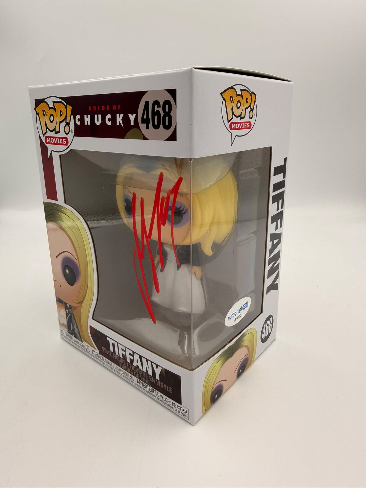 TIFFANY - #468 - Funko Pop! - MOVIES - Bride of Chucky - Signed by Jennifer Tilly - ACOA Certificate