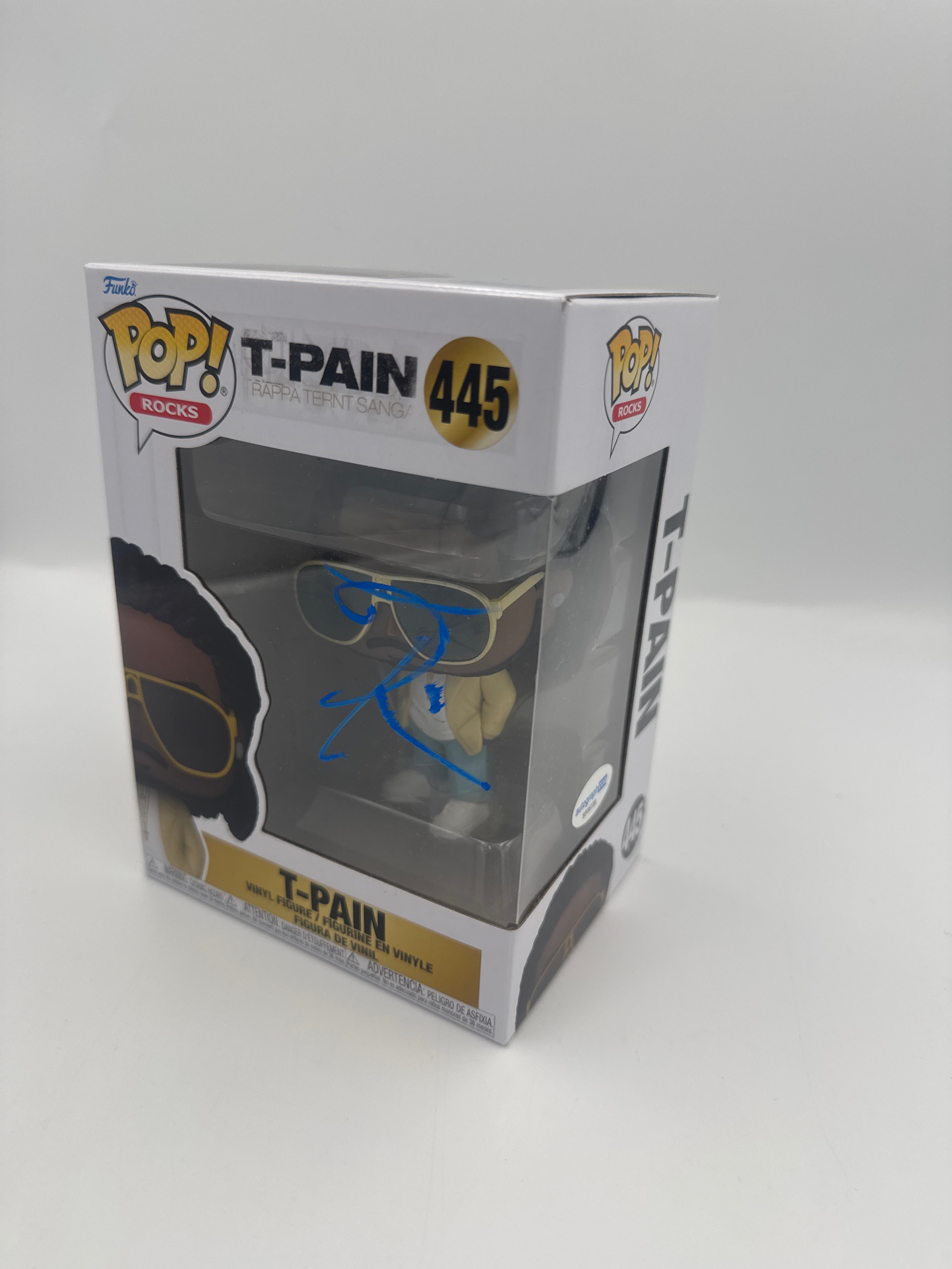 T-Pain - #395 - T-Pain - Signed By T-Pain- Autographcoa Certified Funko Pop!